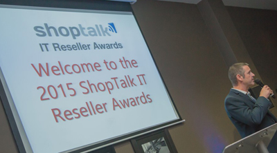 Paul Cubbage presents ShopTalk National IT Reseller Awards